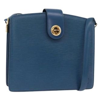 Louis Vuitton Pre-owned Vintage Epi Shoulder Bag - Dames - Pre-owned - Blauw - Maat: ONE Size Leer
