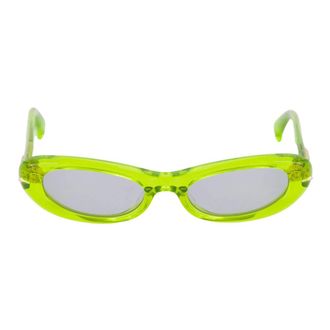 Le Specs Sunglasses, female, Green, 53 MM, Slim Oval Numero Uno Sunglasses
