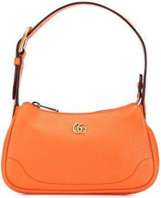 Gucci Pre-owned Shoulder Bags, female, Orange, Size: ONE SIZE Pre-owned Vintage Shoulder Bag