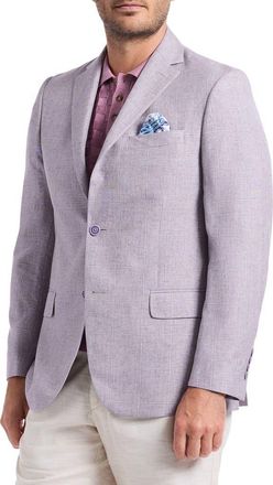 Robert Graham Salford Contemporary Fit Light Purple Plaid Sport Coat at Nordstrom, Size 48