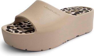 Lemon Jelly Womens Enyd Platform Sandals In Beige