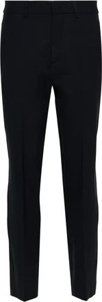 P.A.R.O.S.H. Mid Rise Cropped Straight Leg Wool Pants