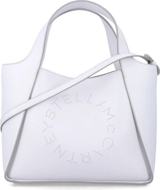 Stella McCartney Logo Crossbody Tote Bag - Dames - Shoppers - Grijs - ONE Size - Tassen