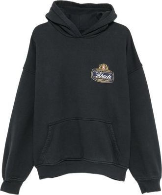 Rhude Logo-print Cotton Hoodie