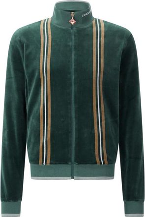 Casablanca Felpa con zip - - Sweatshirts & Hoodies - Uomo - Verde - S