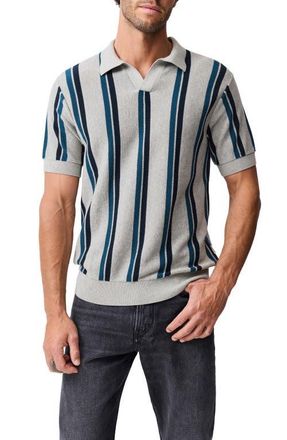 Rodd & Gunn Royce Hill Johnny Collar Polo in Dusk at Nordstrom, Size Xxx-Large