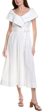 Lela Rose Asymmetrical Cuff Dress