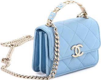Chanel Clutch con catena - Blu