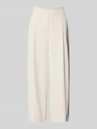 Jake*s Stoffhose mit elastischem Bund in Ecru, Gr&ouml;&szlig;e 32