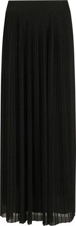 PESERICO Falda Asim&eacute;trica Plisada - Skirts - Mujer - Negro - 2XL