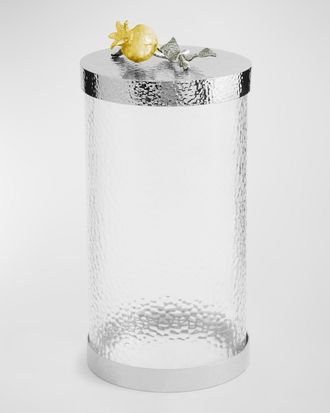 Michael Aram Pomegranate Silver & Gold Large Canister