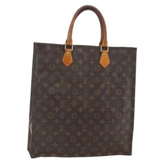 Louis Vuitton Pre-owned Tote Bags, female, Brown, Size: ONE SIZE Pre-owned Vintage Canvas Tote Bag