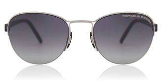 Porsche Design P8677 B Mens Sunglasses Silver Size 54