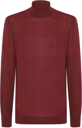 Billionaire Boys Club Turtle Neck Crest - Heren - Coltruien - Rood - 3XL - Truien & Vesten