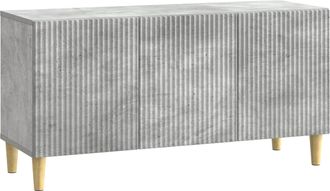 vidaXL Mueble De Tv 99 X 34,5 X 50 Cm Gris Hormig&oacute;n Vidaxl