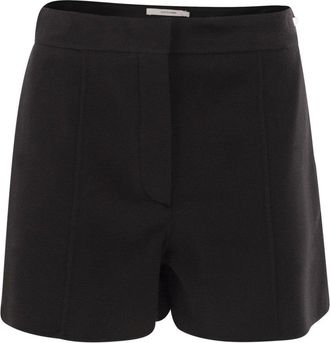 Sportmax Double Pleated Tailored Shorts In Luxurious Wool