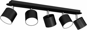 Milagro L&aacute;mpara De Techo Dixie Black 5xgx53