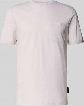 Tom Tailor Denim Regular Fit T-Shirt aus reiner Baumwolle in Hellgrau, Größe XXL