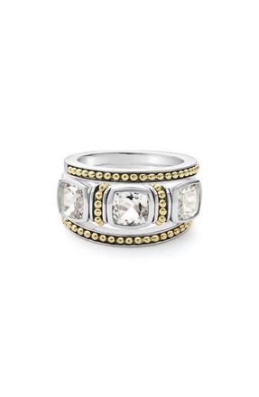 Lagos Rittenhouse Set of 3 White Topaz Stacking Rings at Nordstrom, Size 7
