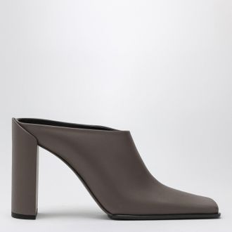 Alaia Mule con punta squadrata grigio tortora