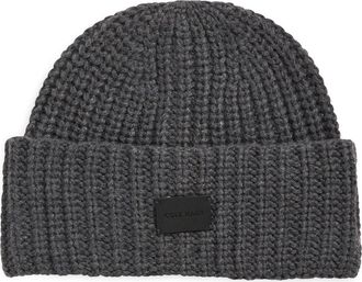 Cole Haan Chunky Stitch Knit Beanie in Guaranteed Grey at Nordstrom Rack