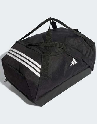 adidas adidas Performance - Tiro - Borsone grande nero/bianco con scomparto inferiore