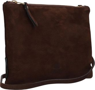 Fred De La Bretoniere Dames, Tassen, Bruin, Maat: ONE Size Leer