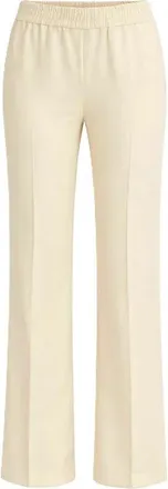 Twin-Set Wide-Leg Pants with Flared Silhouette and Tailored Crease