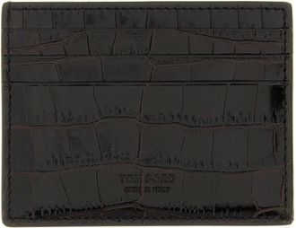 Tom Ford Heren, Accessoires, Bruin, Maat: ONE Size Leer