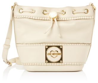 Love Moschino JC4276PP0IKF0110, Womens Shoulder Bag, Ivory, ivory (ral 1013), 20X22X14