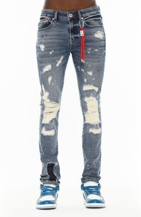 Cult of Individuality Punk 601 Ripped Super Skinny Jeans in Arlo at Nordstrom, Size 30 X R