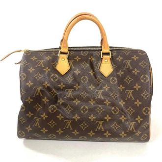Louis Vuitton Pre-owned M41524 Handbag - Dames - Vintage Handtas - Bruin - ONE Size - Leer - Vintage