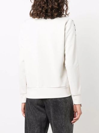 Golden Goose Star/ W Zipped Track Jacket Denise/Technisches Jersey/Logo Star/Streifen