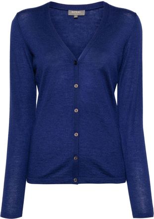 N.Peal Mia cashmere cardigan - women - Cashmere - S - Blue