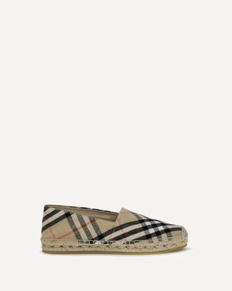 Burberry Espadrillas Mews Check Woman 36.5