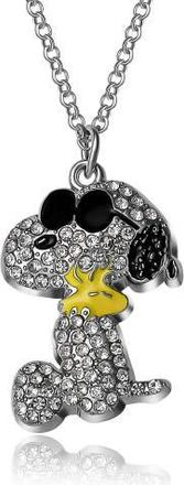 Peanuts Joe Cool Sunglasses Necklace in Silver at Nordstrom