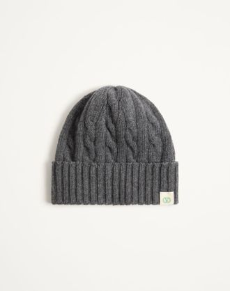 Valentino Garavani Beanie Valentino In Lana Uomo GRIGIO SCURO UNI
