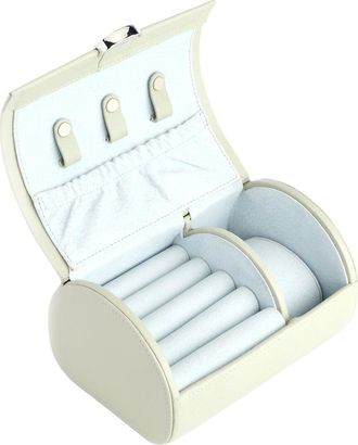Royce New York Leather Travel Watch & Jewelry Storage Case
