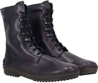 Tod's Mens Dark Blue Boot, Size 7