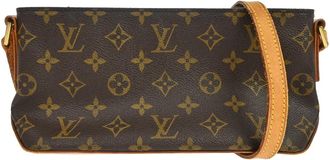 Louis Vuitton Trotteur Monogram Canvas Brown Canvas Handbag (Pre-Owned)