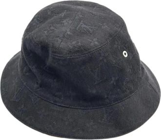 Louis Vuitton Pre-owned Accessories, male, Black, Size: ONE SIZE Pre-owned Bucket Hat