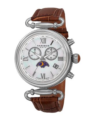 Akribos XXIV Akribos Xxiv Womens Leather Watch