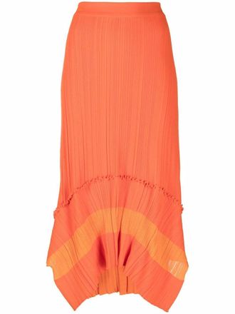 Stella McCartney Tweekleurige rok - Oranje