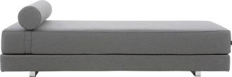 Soft Line Lubi Schlafsofa mit Kaltschaummatratze, Vision hellgrau (445), inkl. Nackenrolle