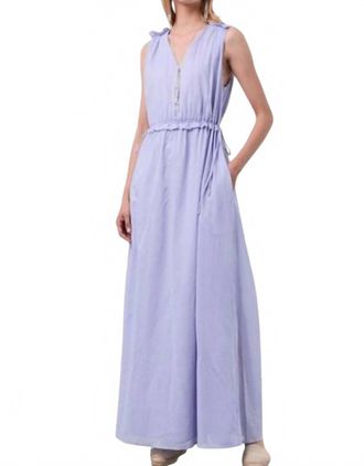 PESERICO Long Sleeveless Dress In Lavender