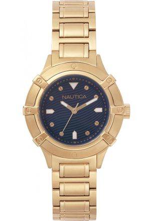 Nautica Womens NAPCPR005 Ladies Watch - Gold - One Size