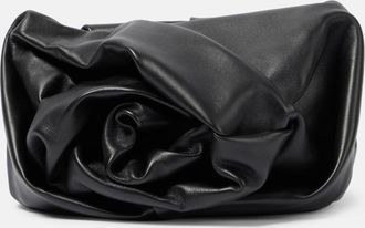 Burberry Rose leather clutch