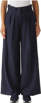Maison Margiela Broeken, Dames, Blauw, L, Trouser Donna MM