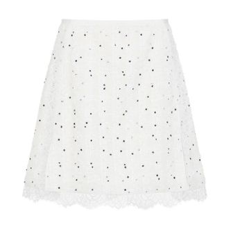Giambattista Valli Rokken, Dames, Wit, S, Katoen, Boucl&eacute; Mini Rok
