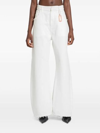 Ssheena frayed jade jeans - White